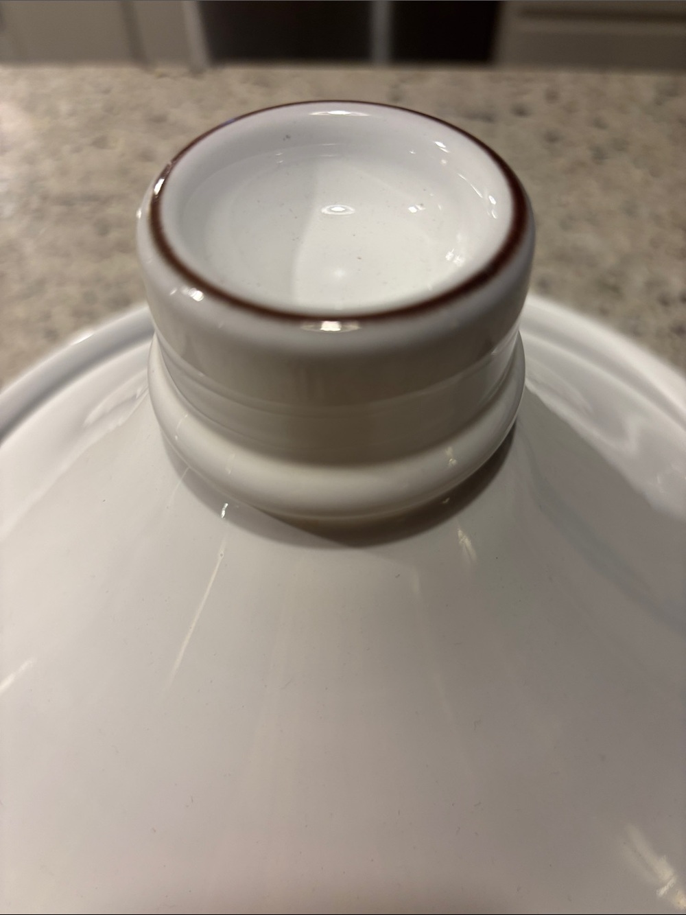 Pottery Barn White Glazed Terracotta Tagine 11” - Picture 3 of 9